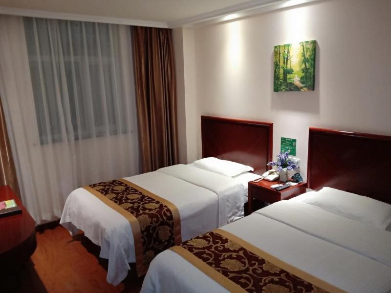 GreenTree Inn Beijing Fangshan Liangxiang Suzhuang Express Hotel Exterior foto