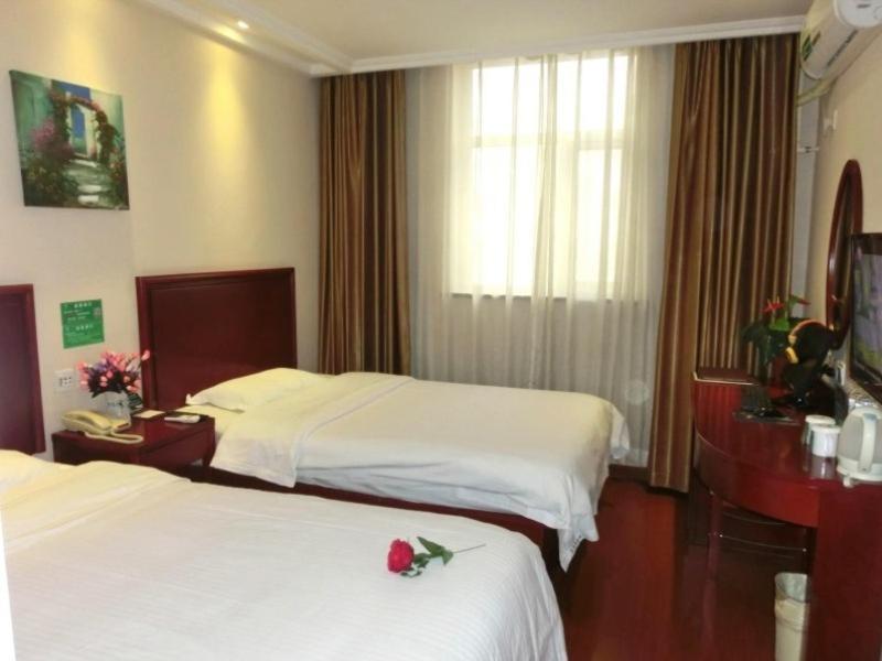 GreenTree Inn Beijing Fangshan Liangxiang Suzhuang Express Hotel Exterior foto