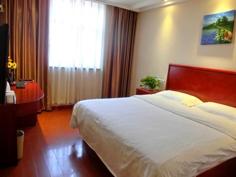 GreenTree Inn Beijing Fangshan Liangxiang Suzhuang Express Hotel Exterior foto