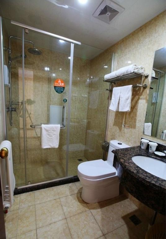 GreenTree Inn Beijing Fangshan Liangxiang Suzhuang Express Hotel Exterior foto